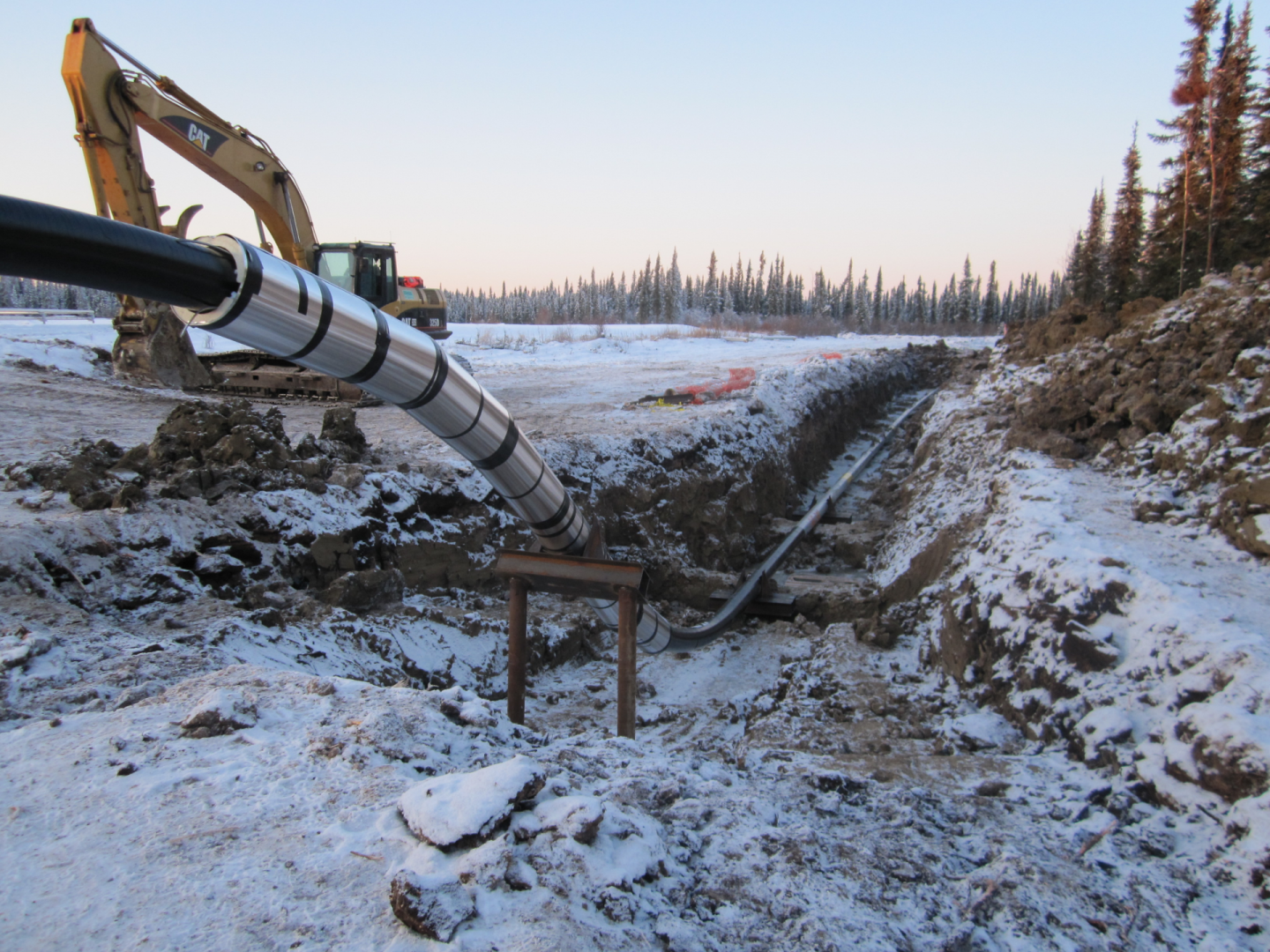 Winter Pipeline Project - Arnett & Burgess Pipeliners